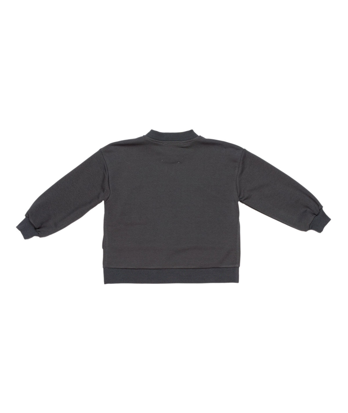 Charcoal Sweatshirt with "Get Ready With Me" Print Burgundy / 8Y