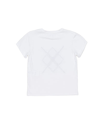 Sequin Diamond Graphic T-Shirt White / 8Y