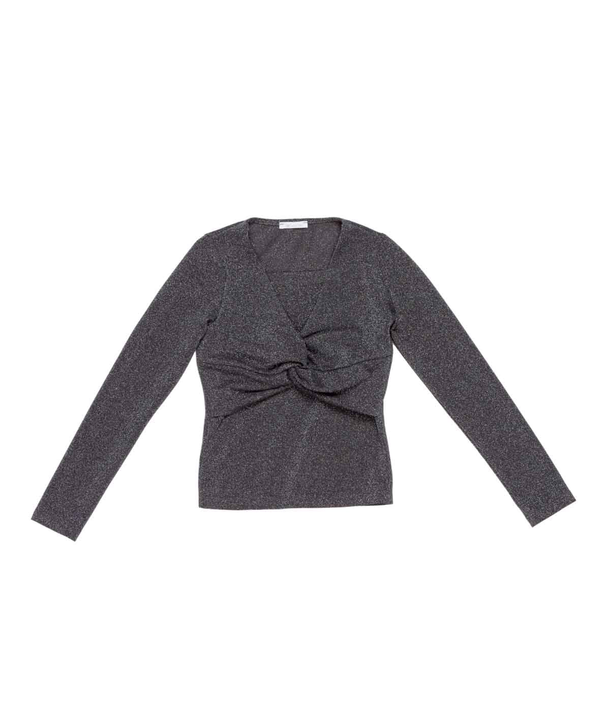 Girl Shimmer Long-Sleeve Top