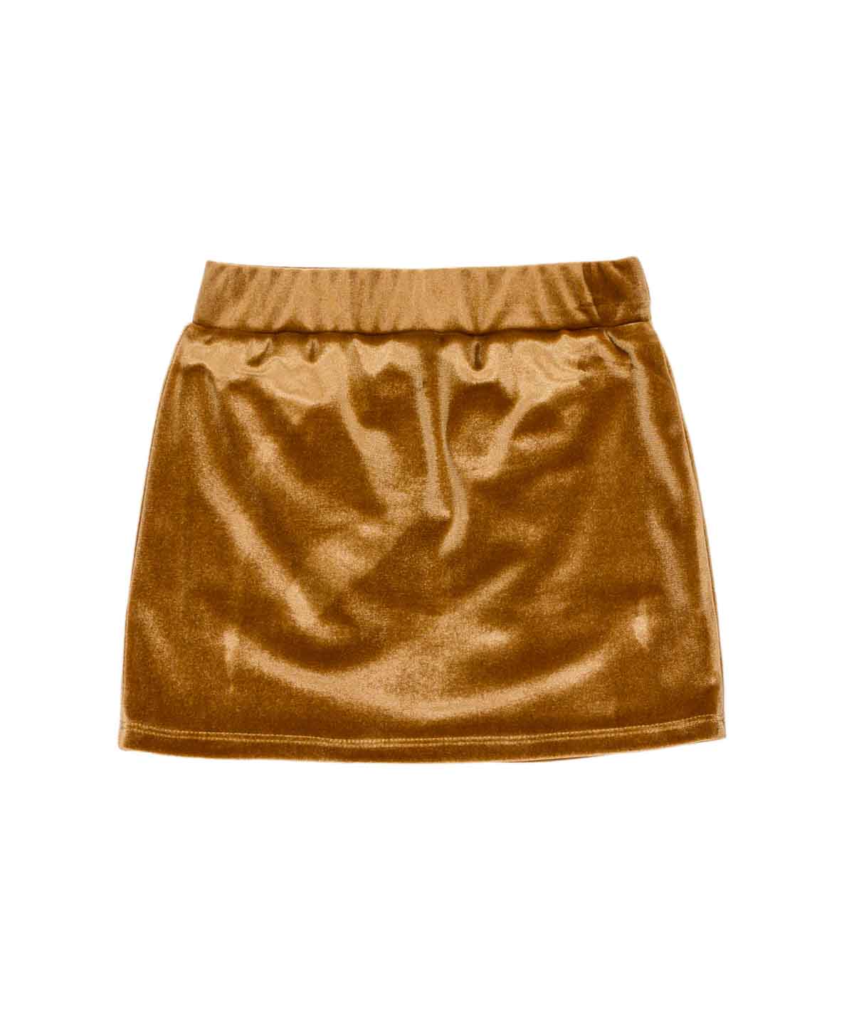 Velvet Mini Skirt Black / 8Y