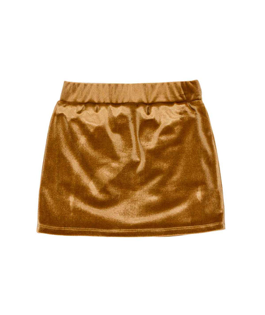 Velvet Mini Skirt Black / 8Y