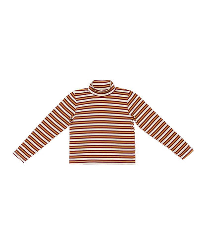 Striped Turtleneck Top Stripes / 8Y