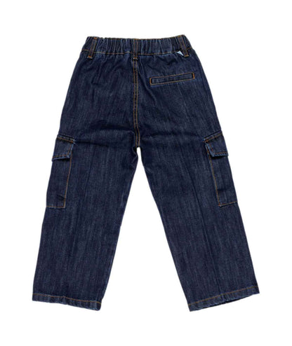 Boy Cargo Denim Trousers