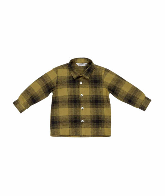 Boy Checkered Flannel Shirt