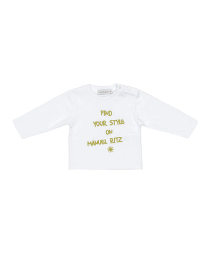 Boy Long Sleeve Slogan T-Shirt