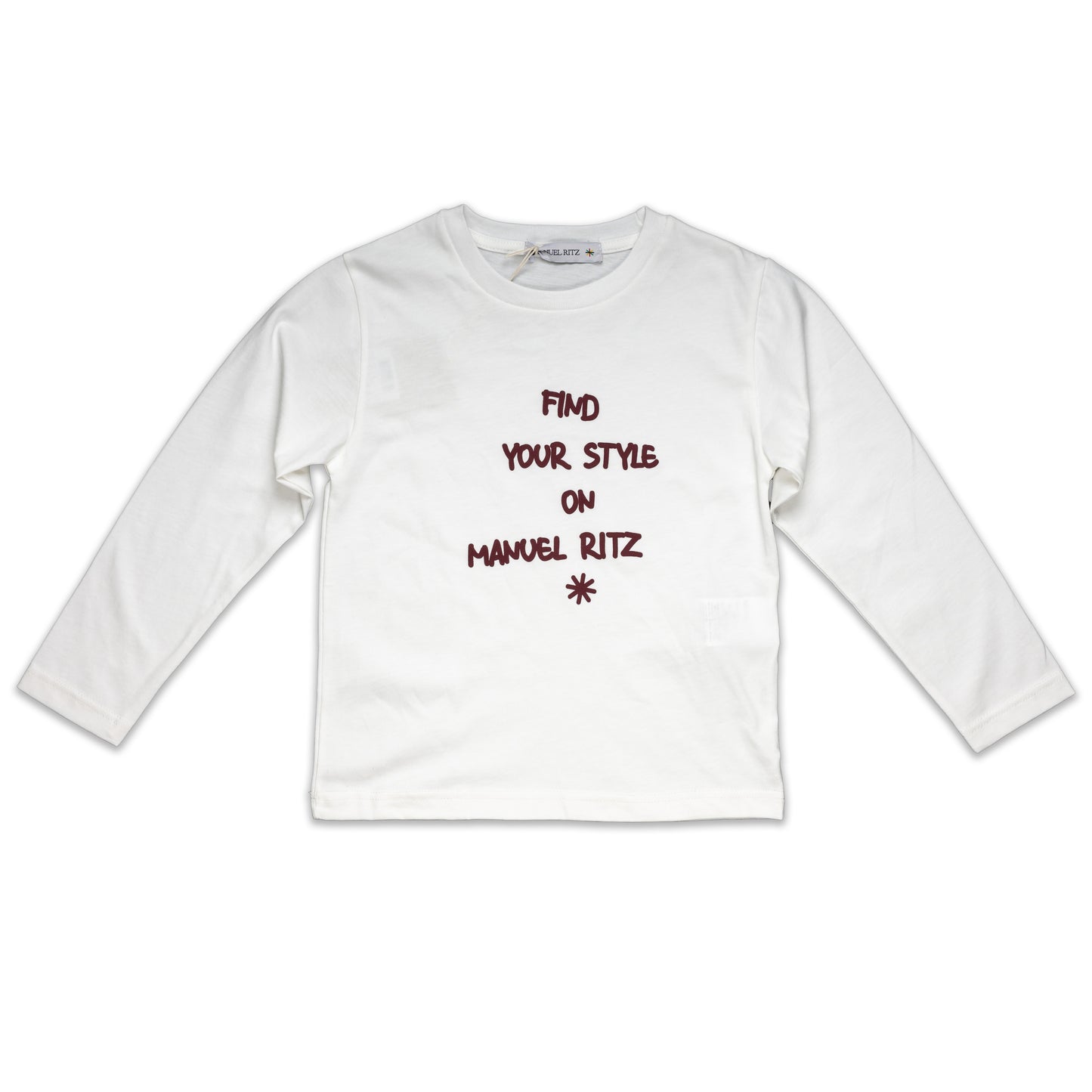 Boy Long Sleeve Slogan T-Shirt Teal-Chocolate / 9M