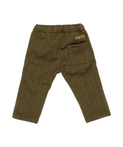 Boy Herringbone Drawstring Pants