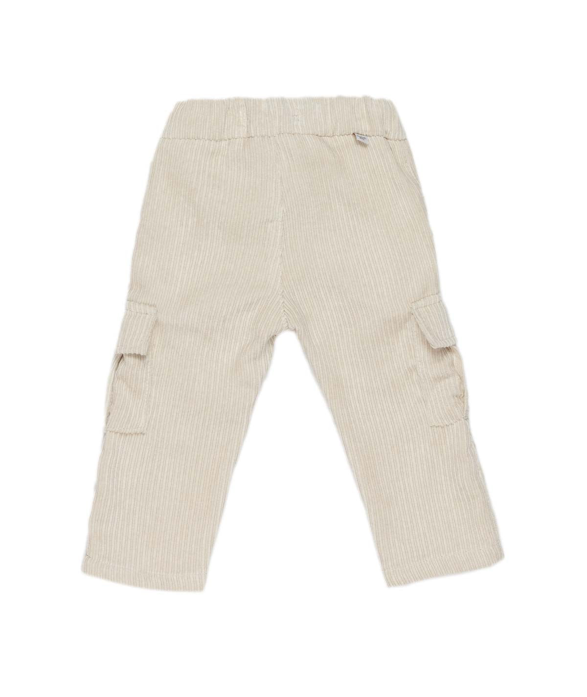 Boy Corduroy Cargo Pants Cream / 9M