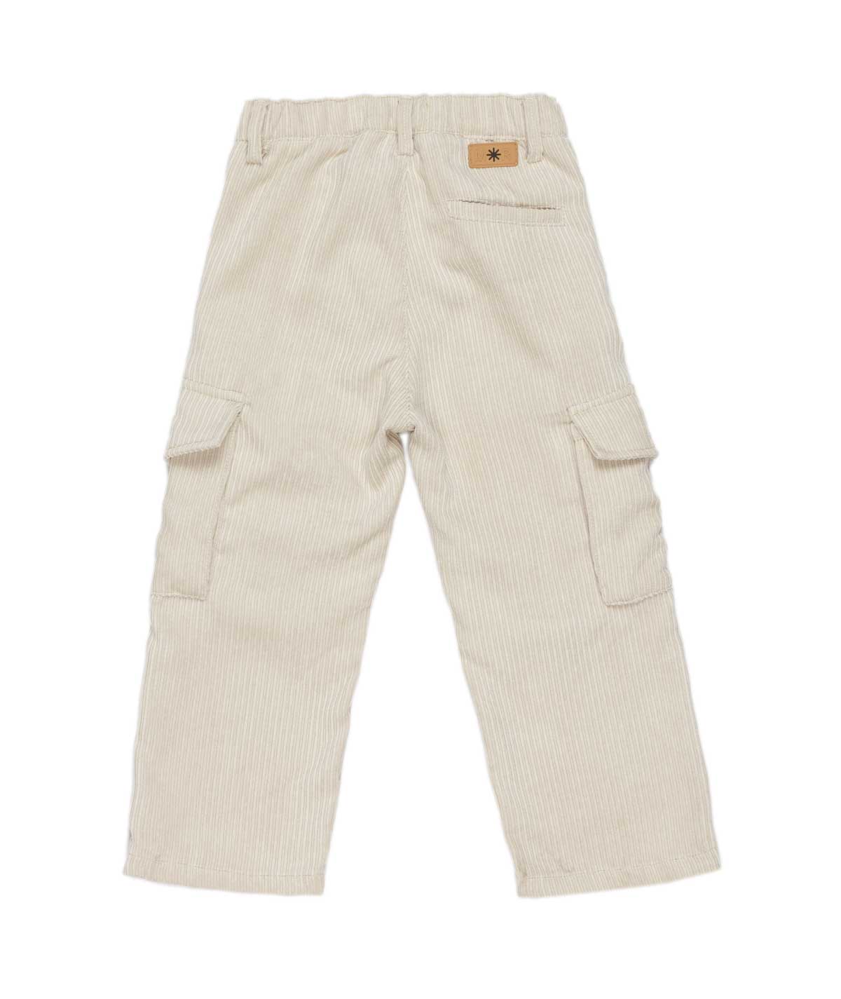 Boy Corduroy Cargo Pants Cream / 8Y