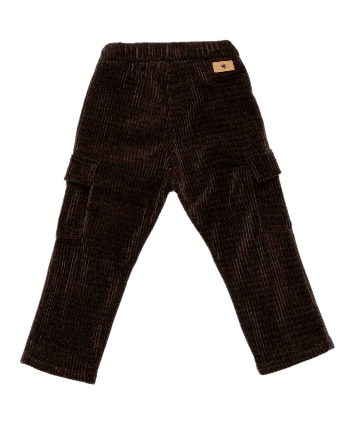 Boy Corduroy Cargo Pants Brown / 8Y