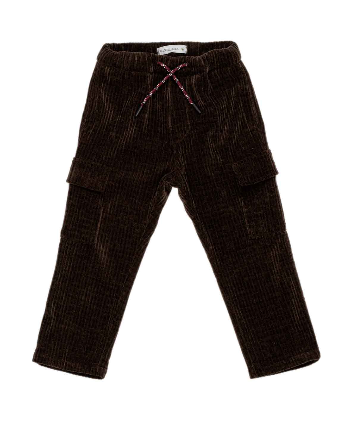 Boy Corduroy Cargo Pants Brown / 8Y