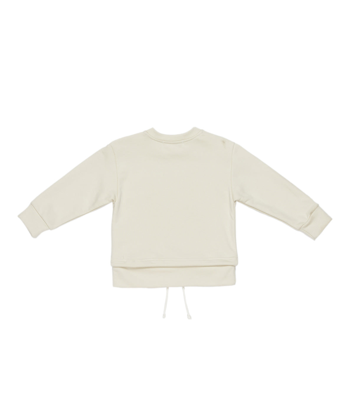 Boy Sweatshirt with Shoulder Zip Cream / 8Y