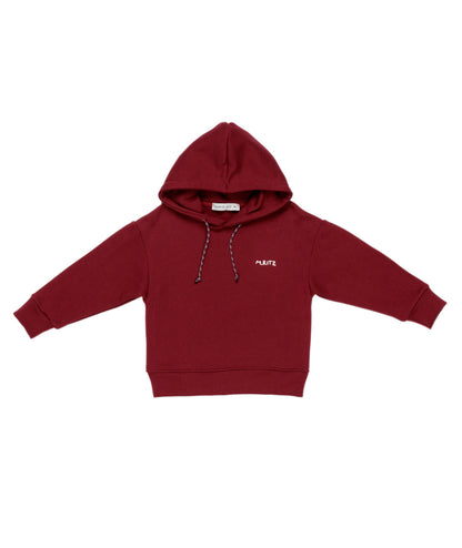 Boy Hooded Sweatshirt with Logo Embroidery