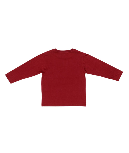 Boy Long Sleeve Smile Print T-Shirt