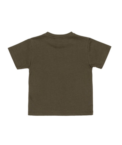 Boy Short Sleeve Logo T-Shirt Military Green / 8Y