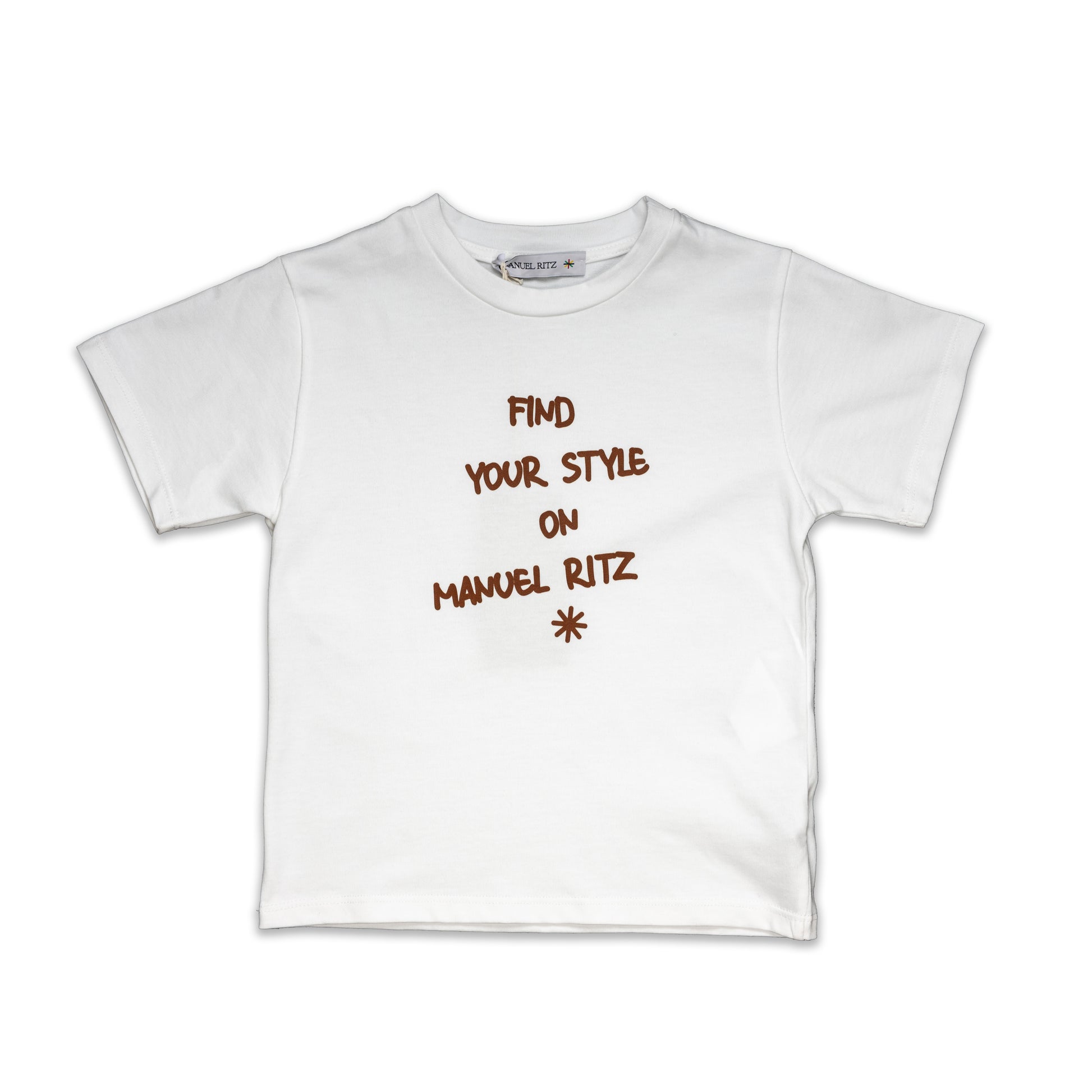 Boy Short Sleeve Printed T-Shirt White and Green / 8Y