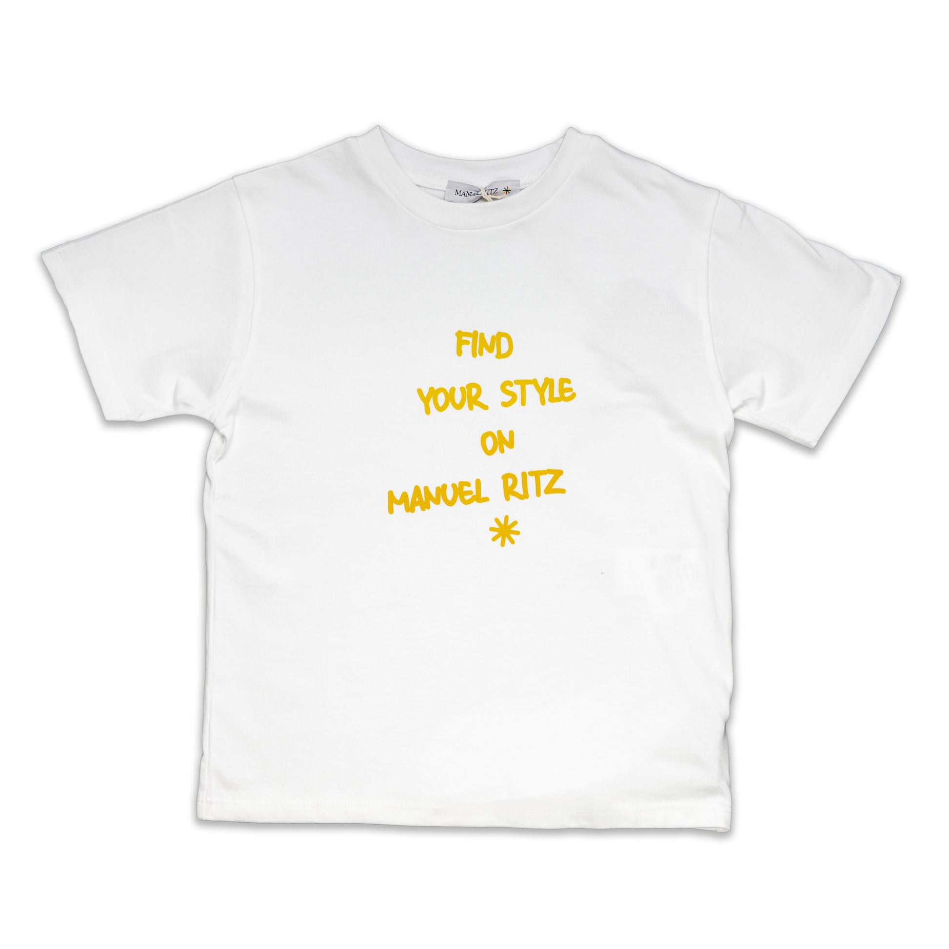 Boy Short Sleeve Printed T-Shirt White and Green / 8Y