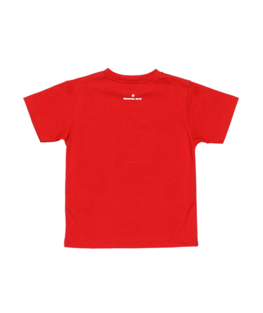 Boy Red Short Sleeve Graphic T-Shirt