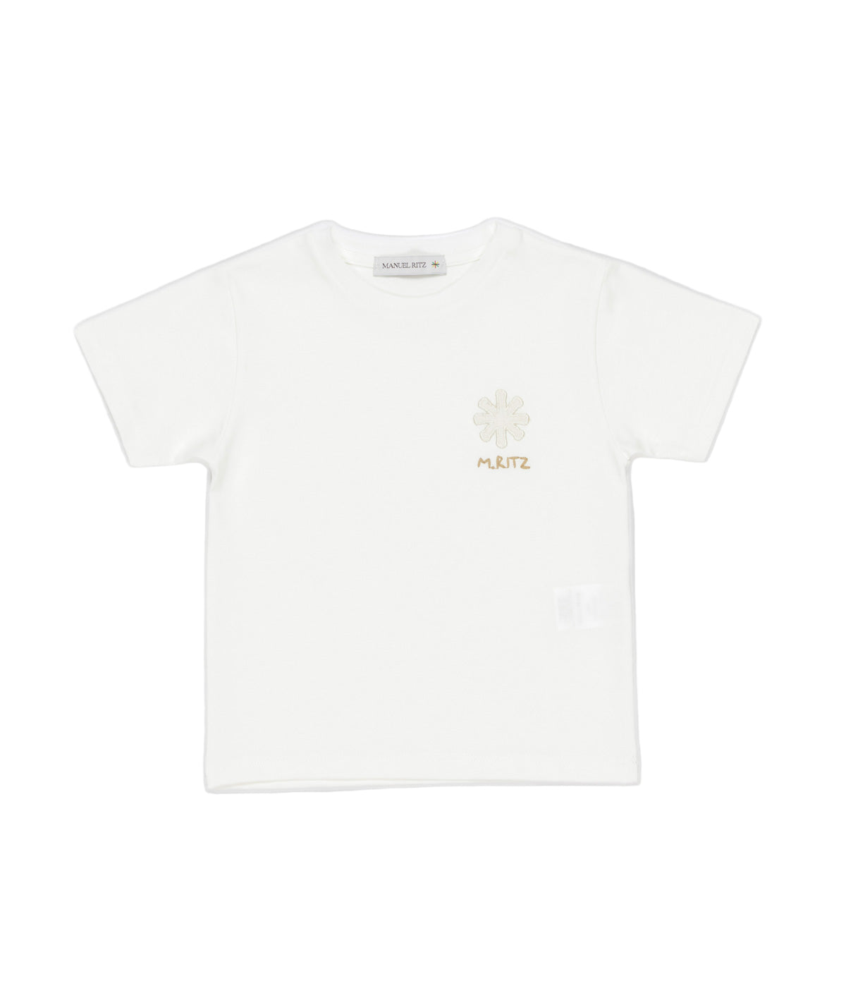 Boy White Logo T-Shirt Milk / 8Y