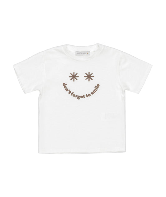 Boy White "Don't Forget to Smile" T-Shirt
