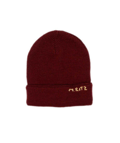 Boy Knit Beanie with Logo Embroidery
