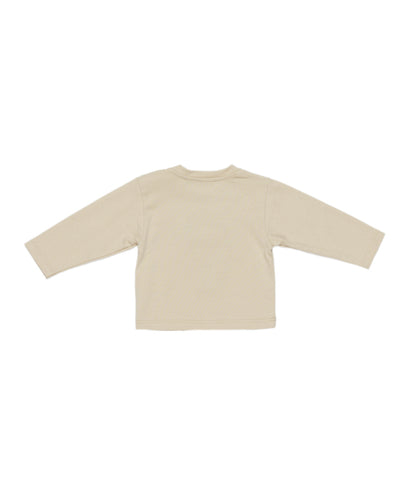 Boy Long Sleeve T-Shirt with Embroidered Character and Logo