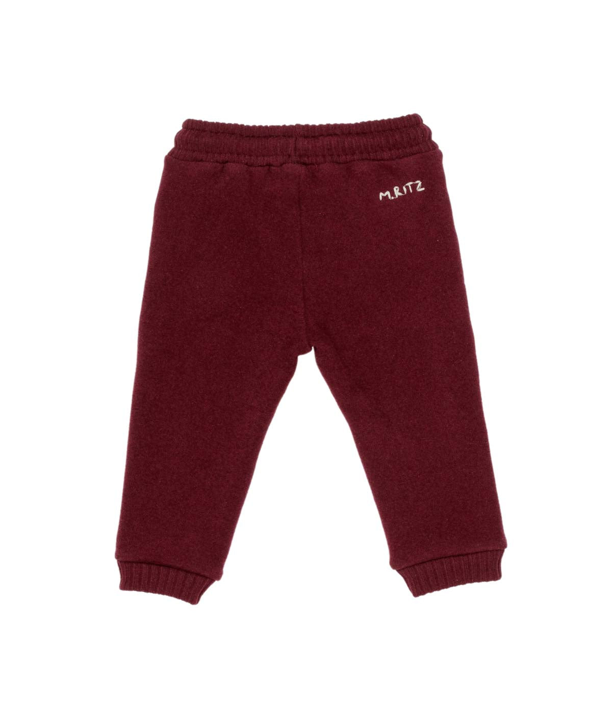 Boy Jogger Pants with Logo Embroidery