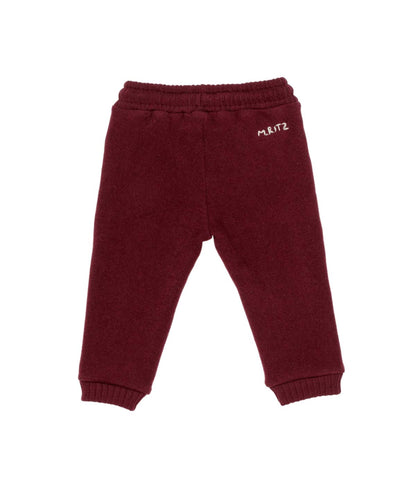 Boy Jogger Pants with Logo Embroidery
