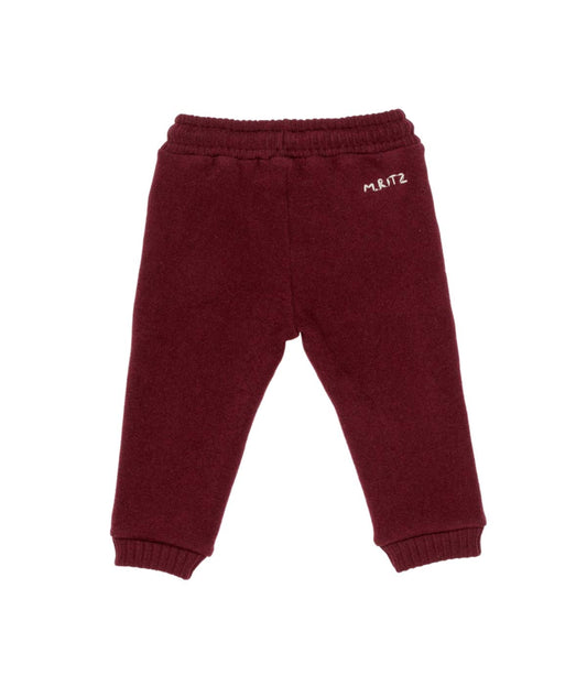 Boy Jogger Pants with Logo Embroidery