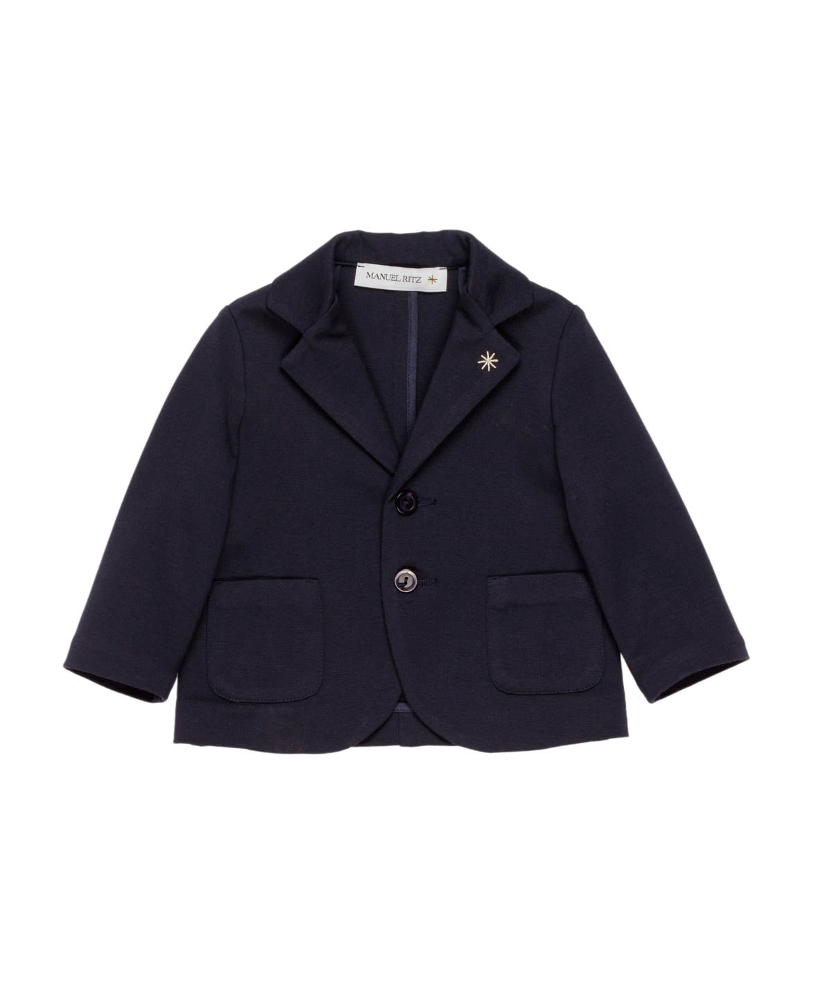 Baby Boy Classic Blazer with Logo Pin