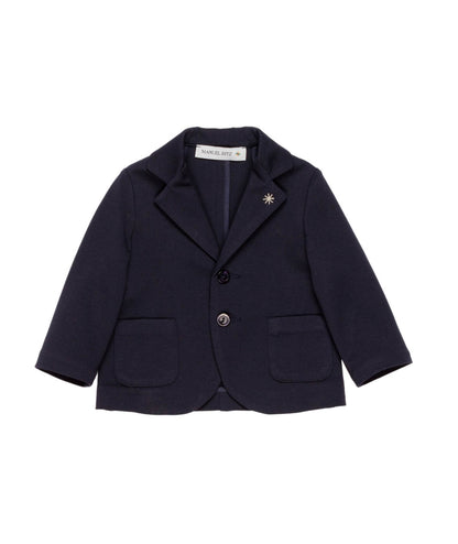 Baby Boy Classic Blazer with Logo Pin