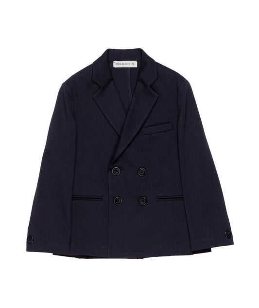 Boy Double-Breasted Blazer Blue / 8Y