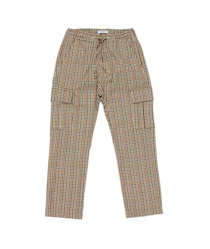 Boy Checked Cargo Pants Camel / 8Y