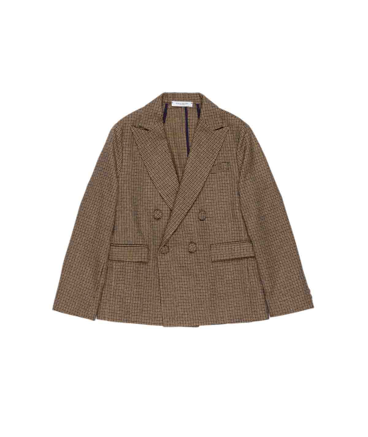 Boy Checked Blazer Brown / 8Y