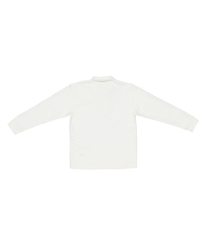 Boy's Long Sleeve Polo Shirt Beige / 8Y