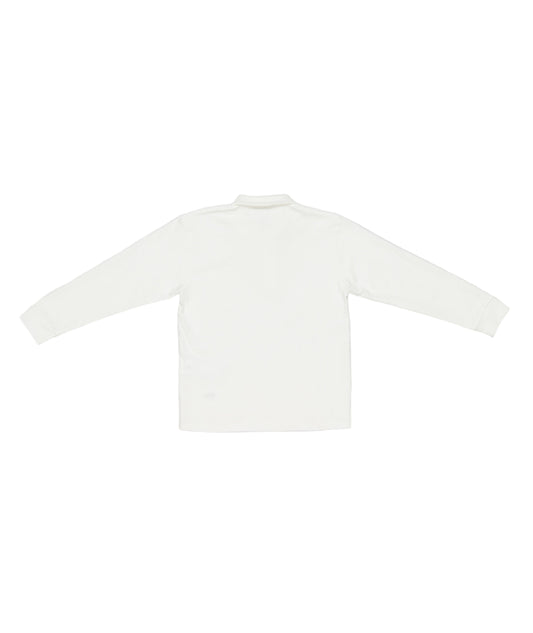 Boy's Long Sleeve Polo Shirt Beige / 8Y