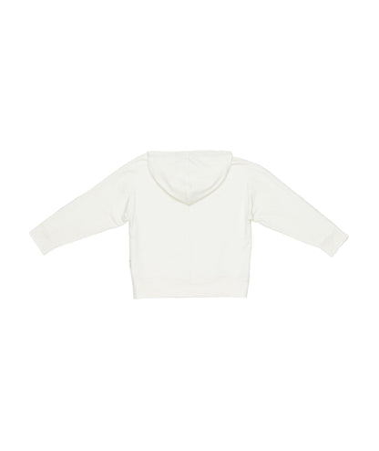 Boy Hooded Sweatshirt with Graphic Beige / 8Y