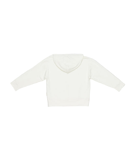 Boy Hooded Sweatshirt with Graphic Beige / 8Y