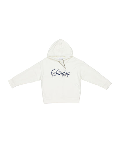 Boy Hooded Sweatshirt with Graphic Beige / 8Y