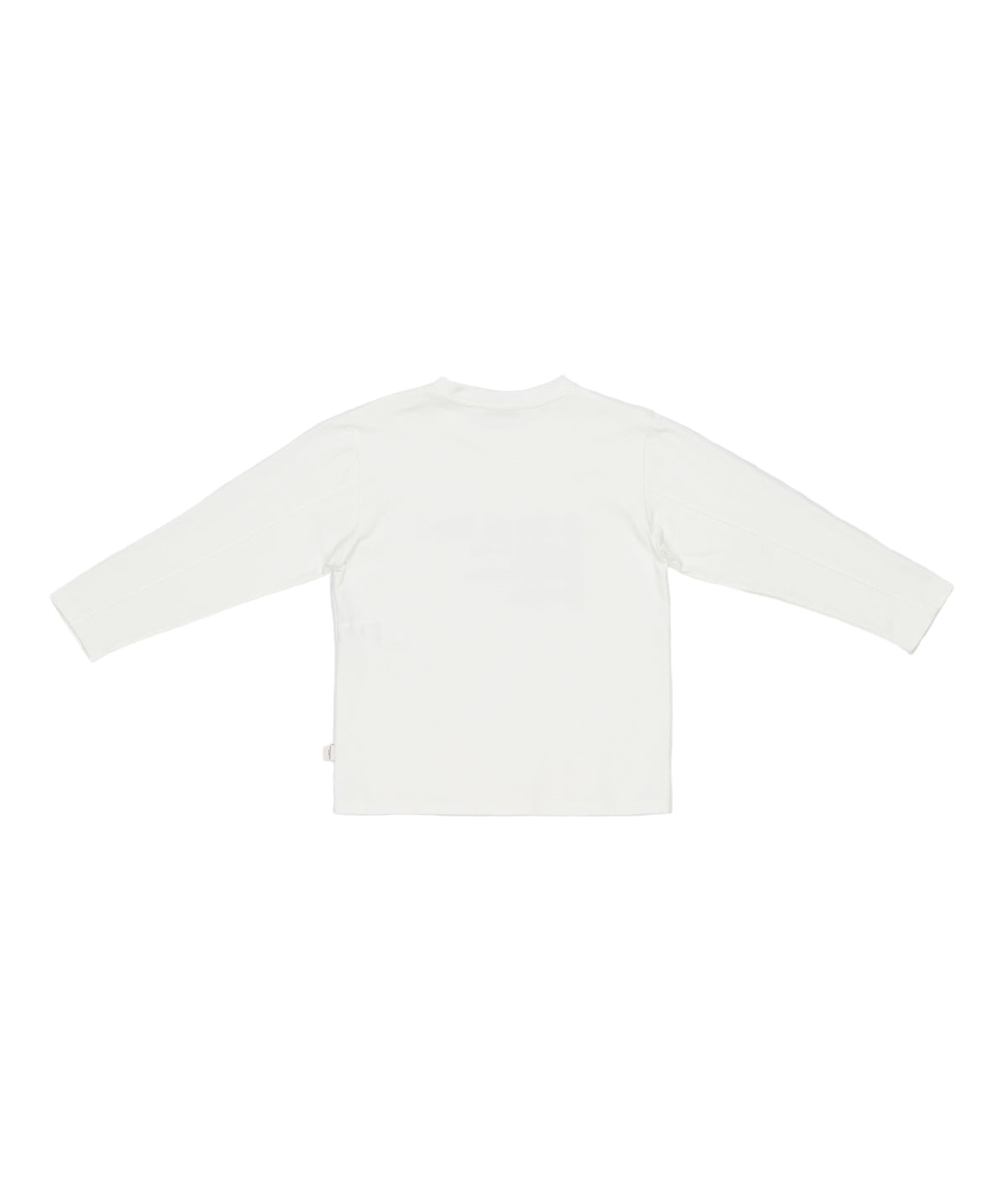 Boy Long Sleeve T-Shirt with Crew Neck White/Blue / 8Y