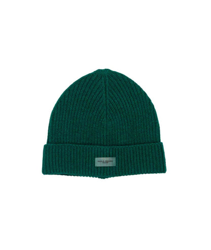 Boy Ribbed Knit Beanie with Logo Detail Red / 8Y