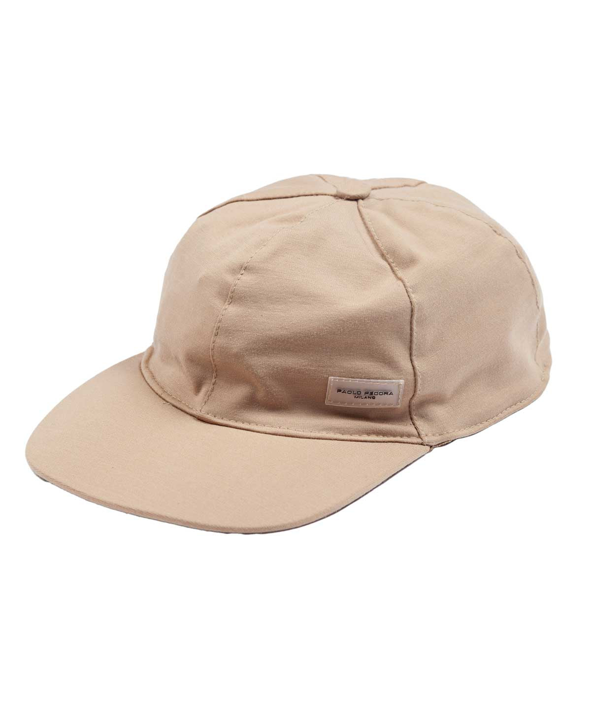 Boy Solid Baseball Cap with Logo Patch Camel / 8Y
