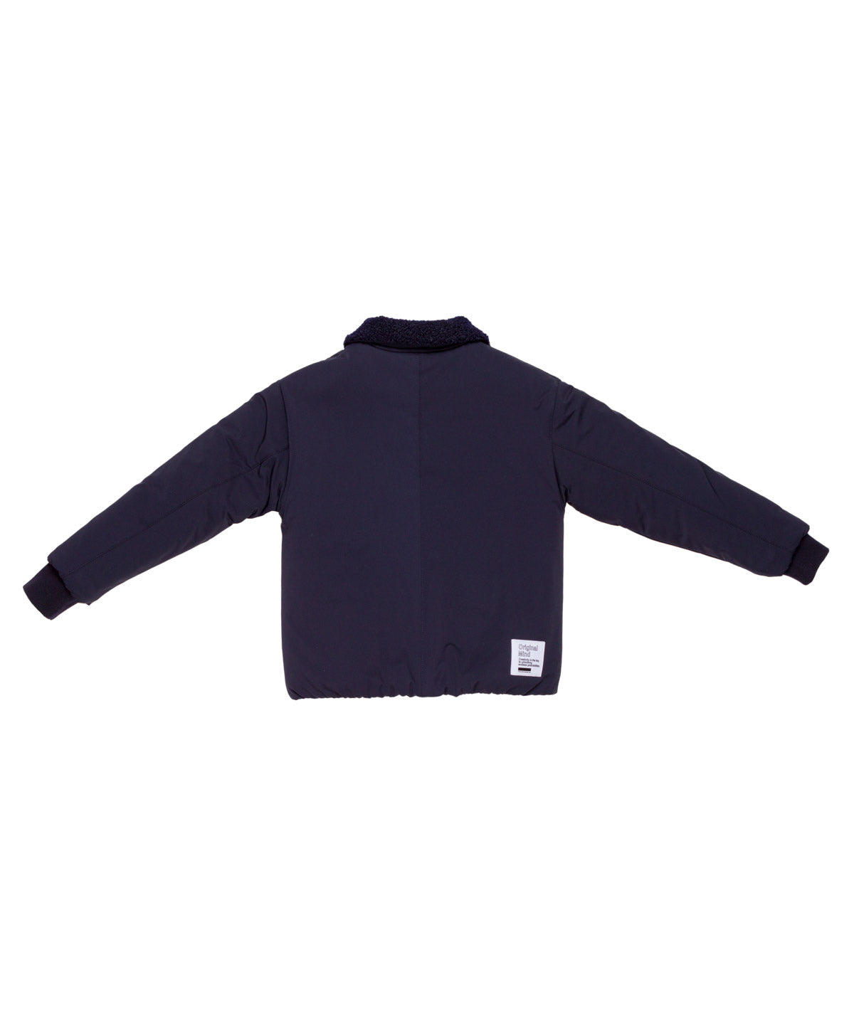 Boy Bomber Jacket with Shearling Collar Blue / 8Y