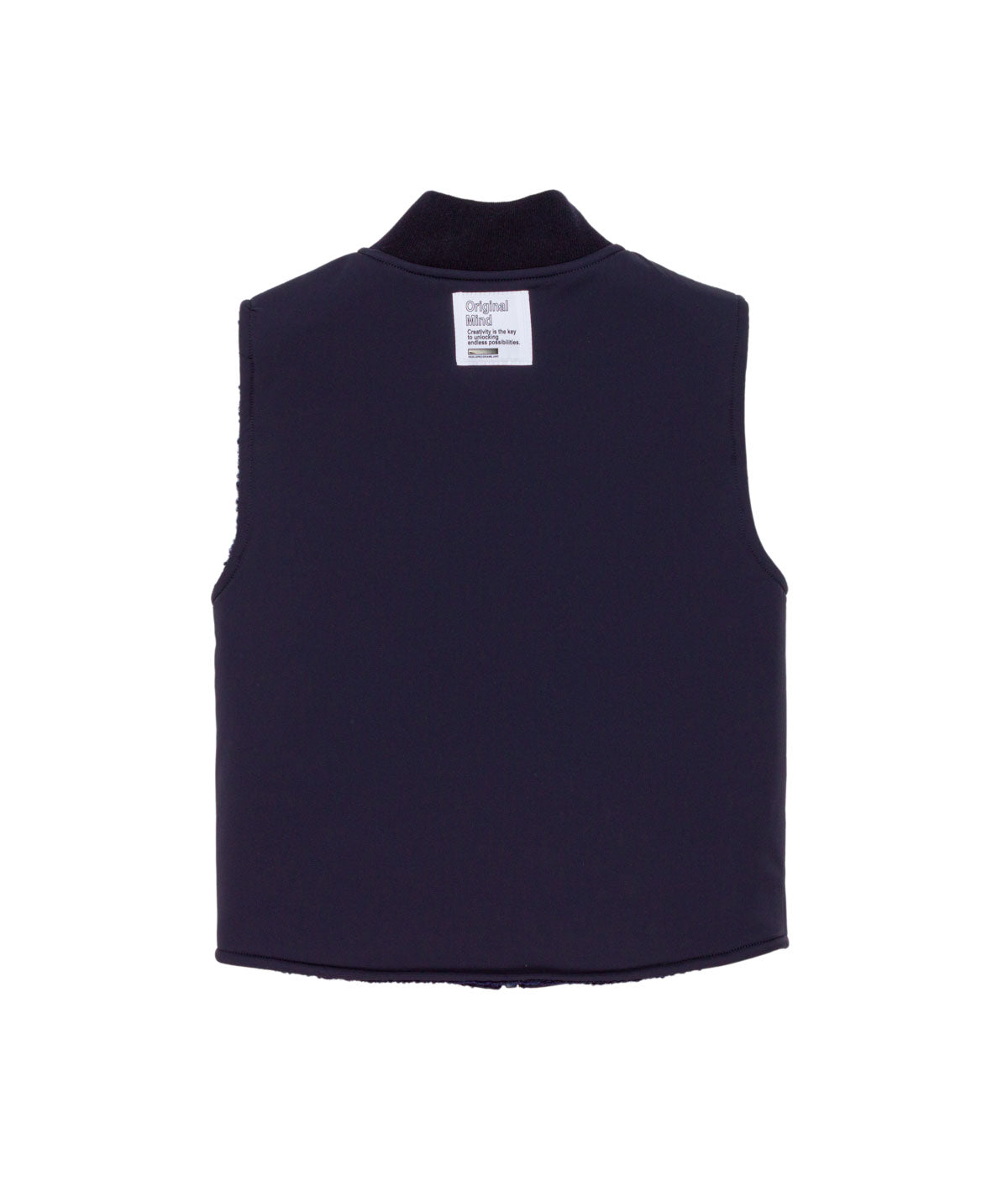 Boy Sleeveless Zip Vest with Patch Pockets Blue / 8Y